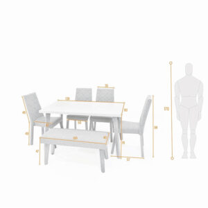 Set Comedor Lugo Matiz 6P Sillas Butaco Liverpool Plata 4 Set Comedor Lugo Matiz 6P Sillas Butaco Liverpool Plata